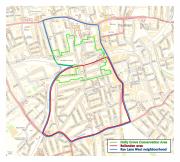 Neighbourhood boundary map